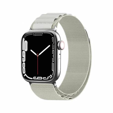 Pasek Ze Stalową Sprzączką Alpine Do Apple Watch 42/44/45/49 Mm - Srebrny