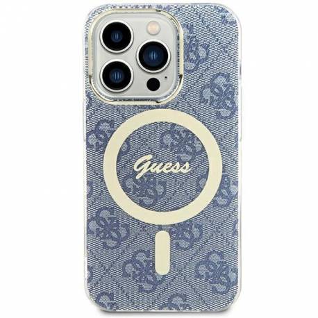 Etui Guess Iml 4G Magsafe Na Iphone 15 / 14 / 13 - Niebieskie