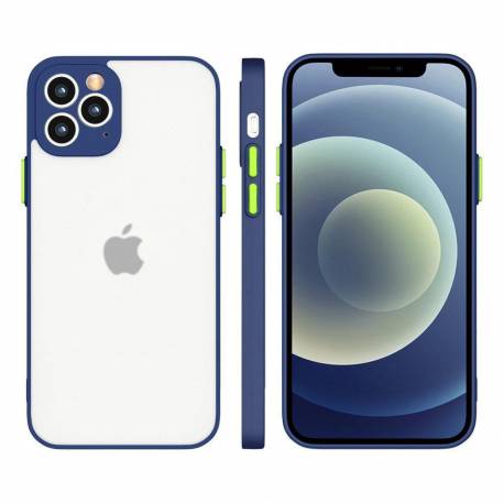 Milky Case silikonowe elastyczne półprzezroczyste etui do Xiaomi Redmi 10X 4G / Xiaomi Redmi Note 9 niebieski