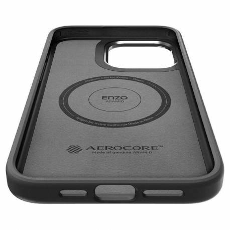 Etui Spigen Enzo Aramid Mag Z Magsafe Na Iphone 15 Pro Max - Matowo-Czarne