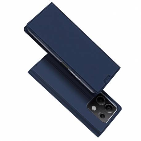 Etui Dux Ducis Skin Pro Z Klapką I Miejscem Na Kartę Na Xiaomi Redmi Note 13 5G - Niebieskie