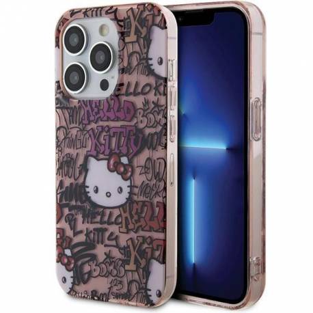 Etui Hello Kitty Iml Tags Graffiti Na Iphone 14 Pro - Różowe