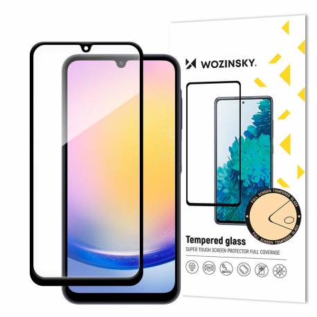 Szkło Hartowane Wozinsky Full Glue Z Czarną Ramką Do Samsung A25