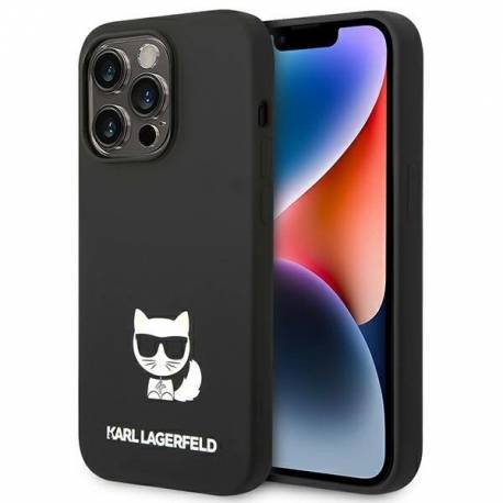 Etui Karl Lagerfeld Silicone Choupette Body Na Iphone 14 Pro Max - Czarne