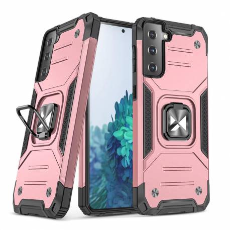 Wozinsky Ring Armor pancerne hybrydowe etui pokrowiec + magnetyczny uchwyt Samsung Galaxy S22+ (S22 Plus) złoty