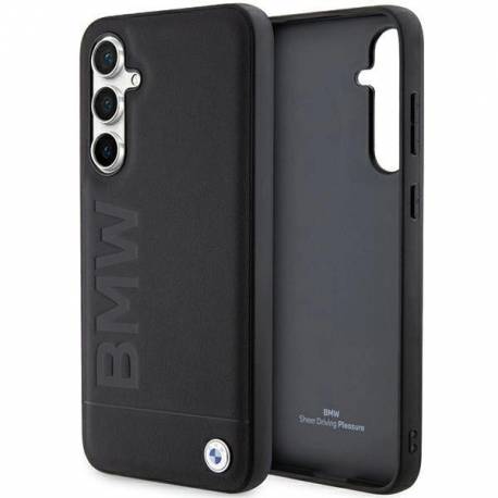Etui Bmw Leather Hot Stamp Na Samsung Galaxy S23 Fe - Czarne