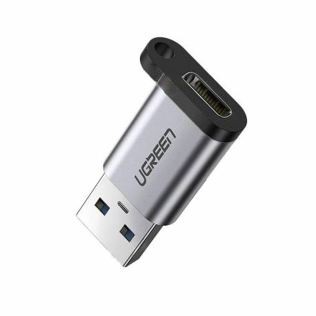 Adapter Usb C (Żeński) - Usb (Męski) Ugreen Us276 Usb 5Gb/s - Szary