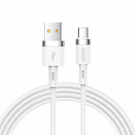 Joyroom S-1224N2 Silicone Data cable USB-A to Type-C 1.2M White