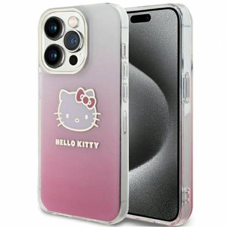 Etui Hello Kitty Iml Gradient Electrop Kitty Head Na Iphone 14 Pro Max - Różowe