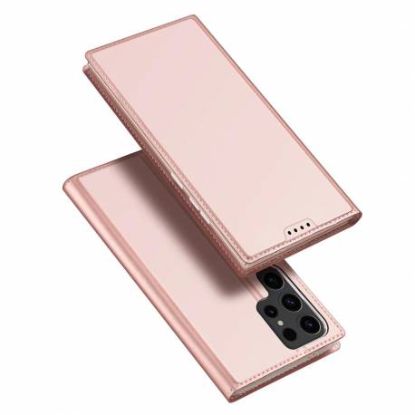 Etui Dux Ducis Skin Pro Do Samsung S24 Ultra Z Klapką - Różowe