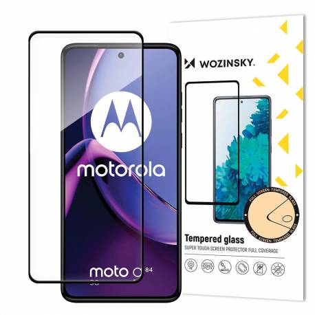 Szkło Hartowane Wozinsky Tempered Glass Full Glue Do Motorola Moto G84 Na Cały Ekran Z Ramką - Czarny