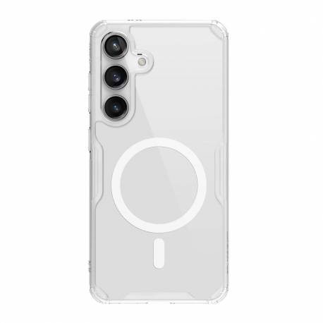 Etui Nillkin Nature Pro Pancerne Z Magnetycznym Ringiem Do Samsung Galaxy S24+ - Białe