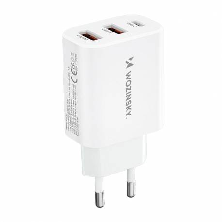 Ładowarka Sieciowa Wozinsky Cwcucw 30W Usb-C / 2 X Usb-A - Biała