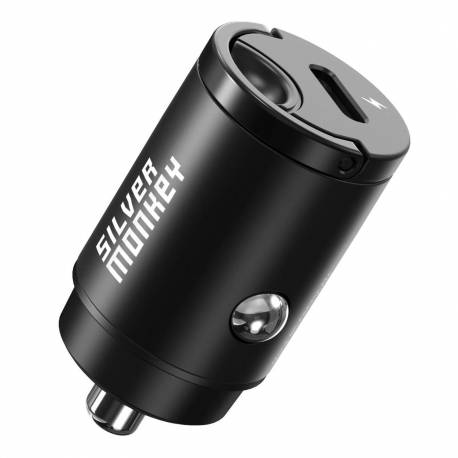 Ładowarka Samochodowa Silver Monkey Pd-Cpct30-Sm 30W 1X Usb-C Pd - Czarna