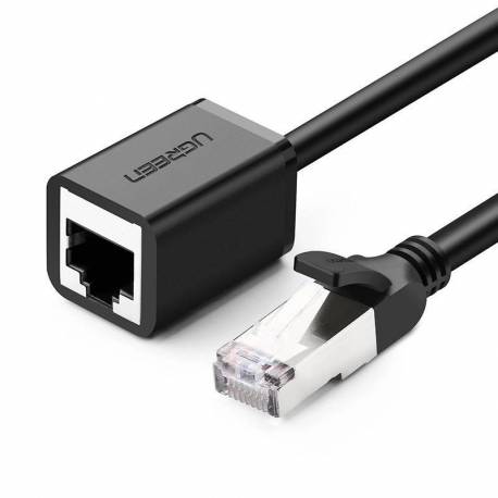 Ugreen Przedłużacz Kabel Internetowy Ethernet Rj45 Cat 6 Ftp 1000 Mbps 2 M Czarny (Nw112 11281)