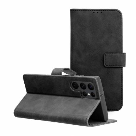 Kabura Tender Book Do Samsung S22 Ultra Czarny