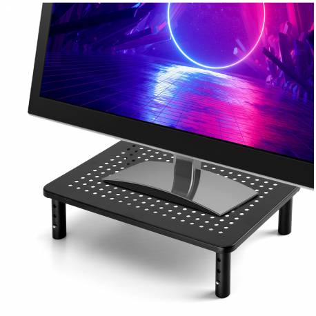 Podstawka Pod Monitor Laptop Muling Czarna + Szuflada