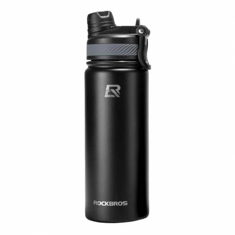 Bidon Termiczny Rockbros 35210029001 Rowerowy Na Napoje 530 Ml - Czarny