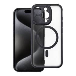 Futerał Full Matte Mag Cover Kompatybilny Z Magsafe Do Iphone 15 Pro Czarny