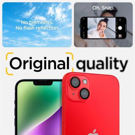 OSŁONA APARATU SPIGEN OPTIK.TR ”EZ FIT” CAMERA PROTECTOR 2-PACK IPHONE 14 / 14 PLUS RED