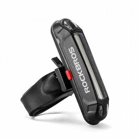 Lampka Rowerowa Tylna Rockbros A54Bk + Kabel Micro Usb - Usb-A - Czarna