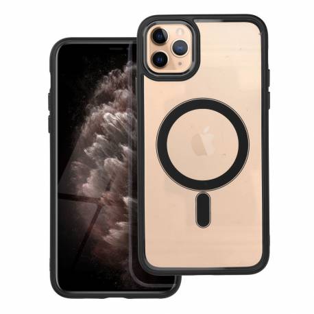 Futerał Color Edge Mag Cover Kompatybilny Z Magsafe Do Iphone 11 Pro Max Czarny