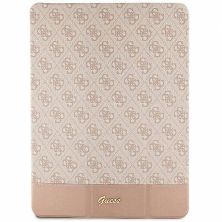 Etui Guess 4G Stripe Allover Na Ipad 10.9" - Różowe