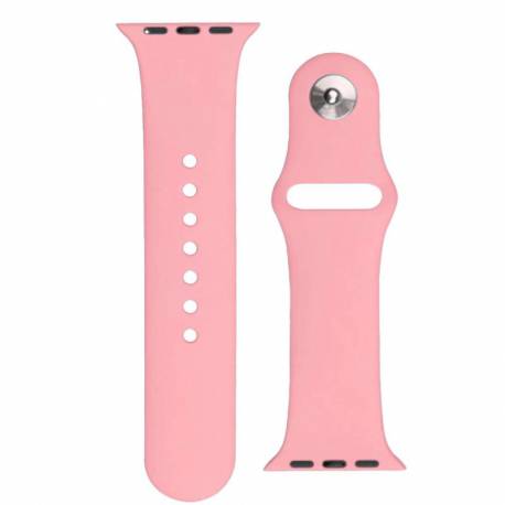 Silicone Strap APS silikonowa opaska do Watch 8 / 7 / 6 / 5 / 4 / 3 / 2 / SE (41 / 40 / 38mm) pasek bransoleta do zegarka różowy