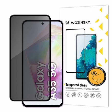 Szkło Hartowane Wozinsky Privacy Glass Prywatyzujące Z Filtrem Anti-Spy Na Samsung Galaxy A35
