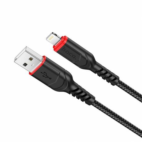 Hoco Kabel Usb Do Iphone Lightning 8-Pin 2,4A Victory X59 1 M Czarny