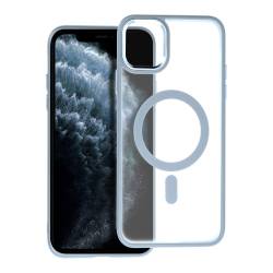 Futerał Matte Mag Cover Kompatybilny Z Magsafe Do Iphone 11 Pro Max Niebieski