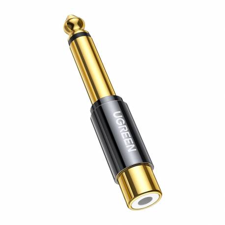 Ugreen Przejściówka Adapter Jack 6,35 Mm (Męski) Na Rca (Żeński) Złoty (Av169 80731)