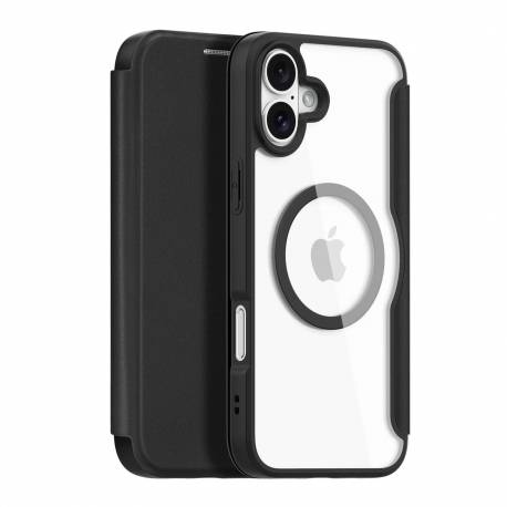 Etui Dux Ducis Skin X Pro Na Iphone 16 Z Magsafe I Klapką - Czarne