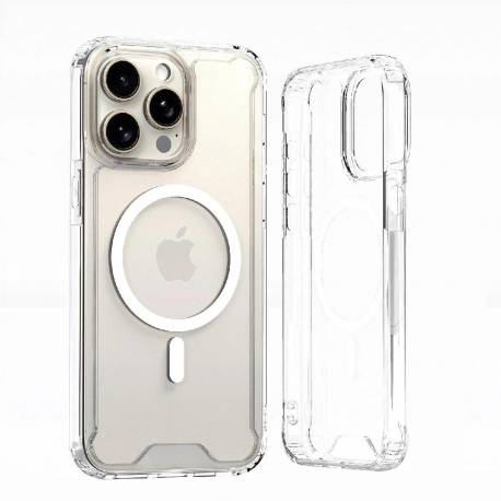 Etui Clear Corner Case Magsafe Na Iphone 16 Pro - Przezroczyste