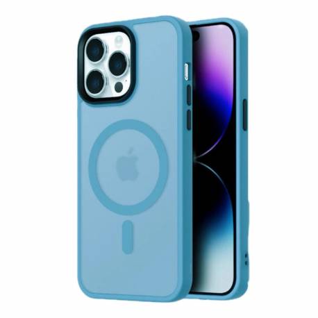 Etui Fashion Case Magsafe Na Iphone 16 Plus - Jasnoniebieskie