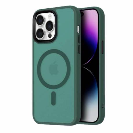 Etui Fashion Case Magsafe Na Iphone 16 Pro Max - Ciemnozielone