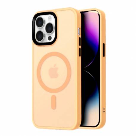 Etui Fashion Case Magsafe Na Iphone 16 Pro Max - Pomarańczowe