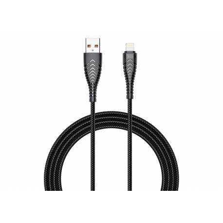 Veger Kabel Usb A Do Lightning 2,4A V105 1,2 M Czarny