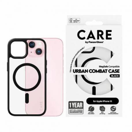 Etui Care By Panzerglass Urban Combat Case Magsafe Na Iphone 15 - Czarne