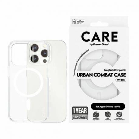 Etui Care By Panzerglass Urban Combat Case Magsafe Na Iphone 15 Pro - Białe