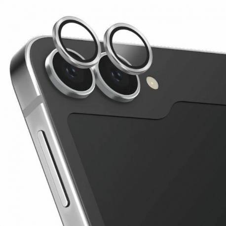 Szkło Hartowane Uniq Optix Auminium Na Obiektyw Z Aplikatorem Na Samsung Galaxy Z Flip 6 - Białe