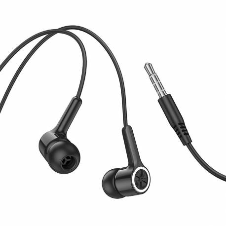 Hoco Słuchawki Przewodowe Jack 3,5 Mm Z Mikrofonem M104 Czarne
