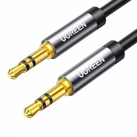 Kabel Ugreen Av119 10736 Audio Mini Jack 3,5Mm / Mini Jack 3,5Mm 3M - Czarny