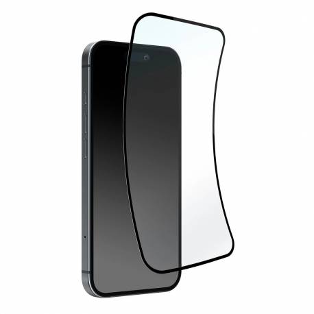 Szkło Hybrydowe Puro Flexible Glass D3O Z Czarną Ramką Do Iphone 16 Pro
