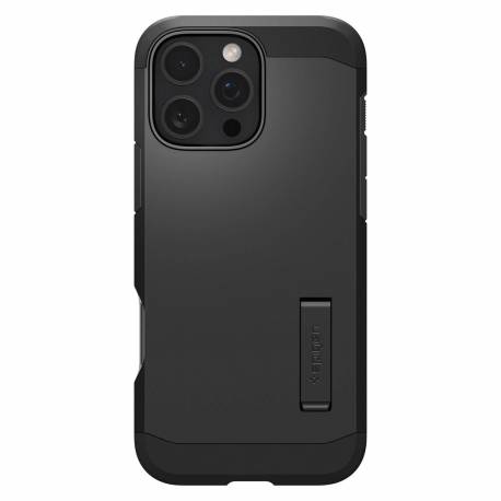 Etui Spigen Tough Armor Magsafe Z Podstawką Na Iphone 16 Pro - Czarne