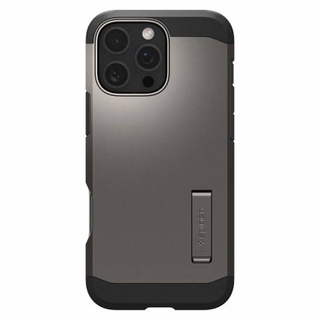 Etui Spigen Tough Armor Magsafe Z Podstawką Na Iphone 16 Pro - Gunmetal