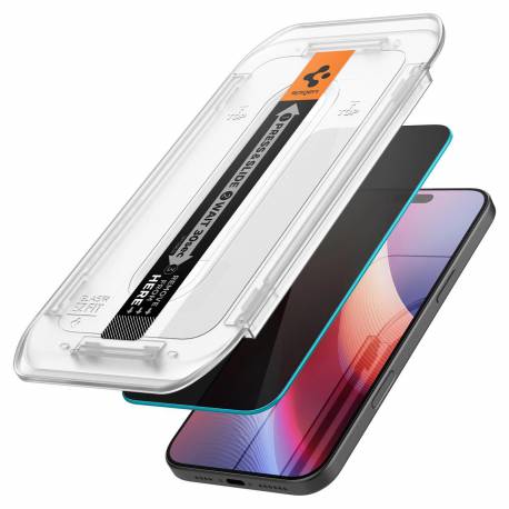 Szkło Hartowane Spigen Glas.tr Ez Fit Privacy Na Iphone 16 Pro Max - 2 Szt.