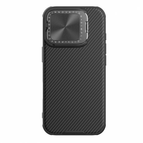 Etui Nillkin Camshield Prop Case Na Iphone 16 Pro Max Z Osłoną Na Aparat I Podstawką - Czarne