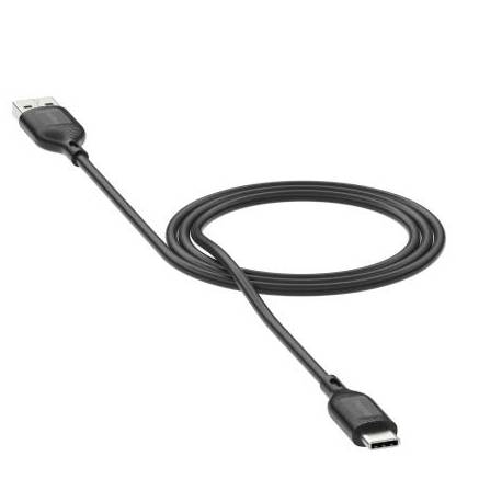 Kabel Mophie Charge Essentials Usb-A - Usb-C 1M - Czarne