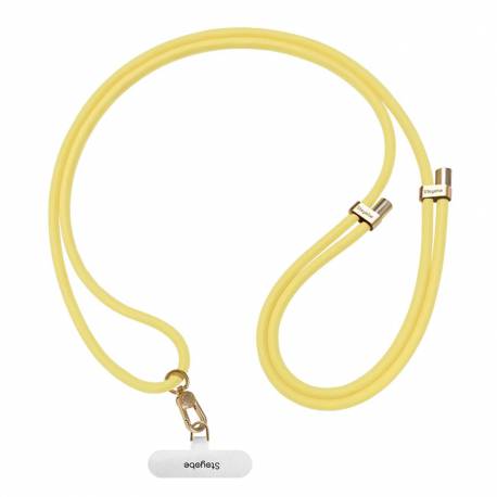 Smycz Silikonowa Stoyobe Phone Lanyard Do Telefonu - Żółta